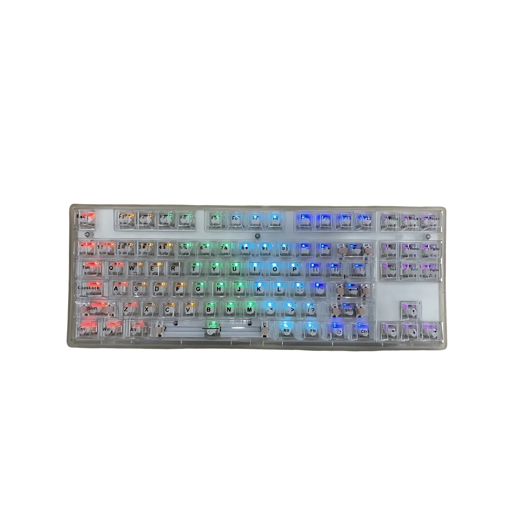 Buy AULA K80 Transparent Wireless Mechanical Gaming Keyboard in Pakistan | TM Gears - Image 2