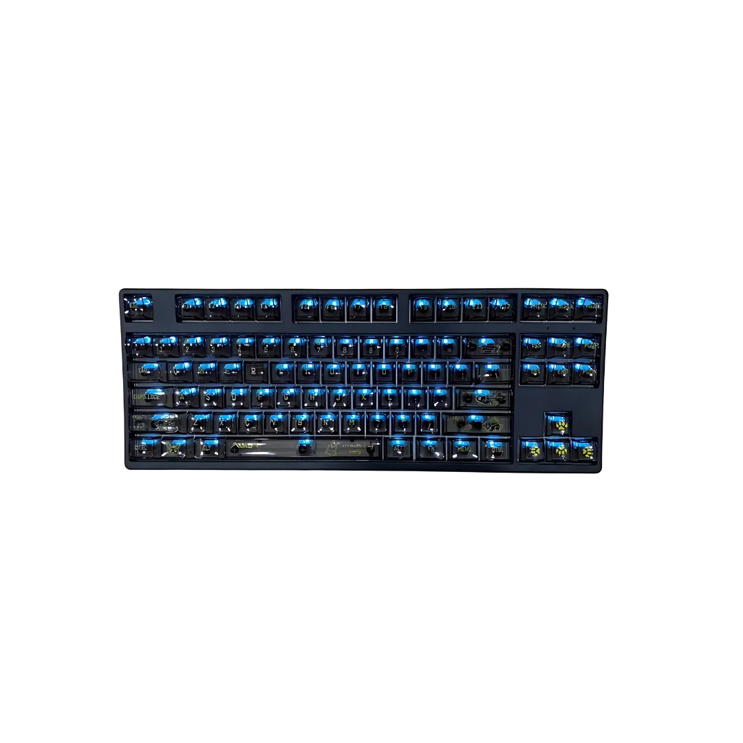 Buy AULA K80 Transparent Wireless Mechanical Gaming Keyboard in Pakistan | TM Gears