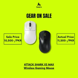 ATTACK SHARK X3 MAX Wireless Gaming Mouse in Pakistan | TM Gears