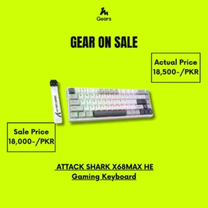 ATTACK SHARK X68MAX HE Gaming Keyboard in Pakistan | TM Gears
