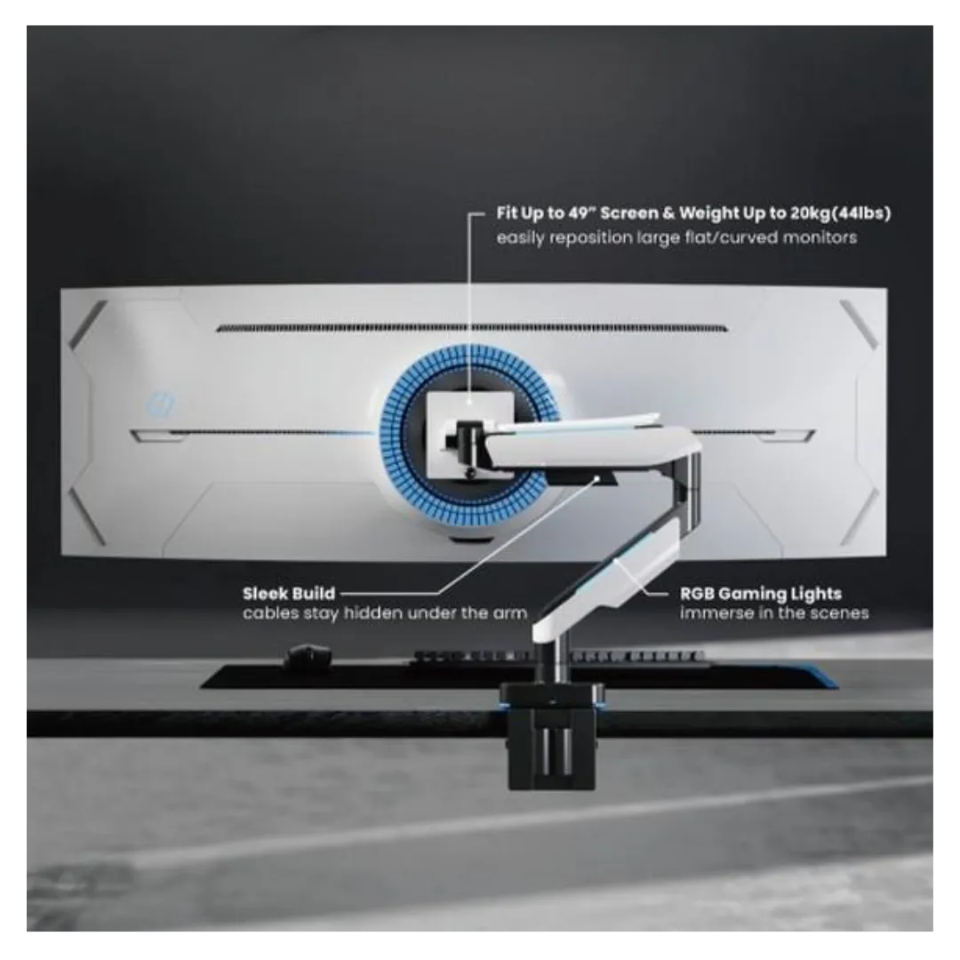 MXG HMA-12R Single RGB Monitor Arm in Pakistan | TM Gears