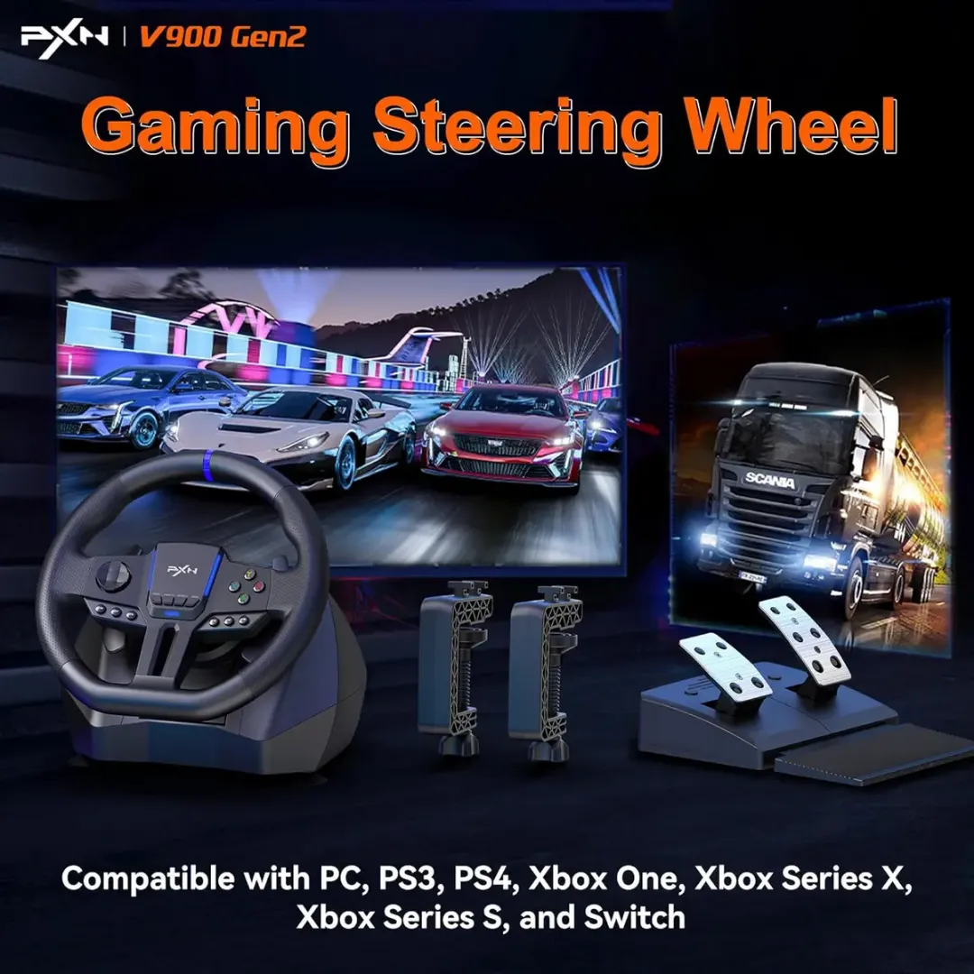 PXN V900 Gen2 PC Racing Wheel in Pakistan | TM Gears